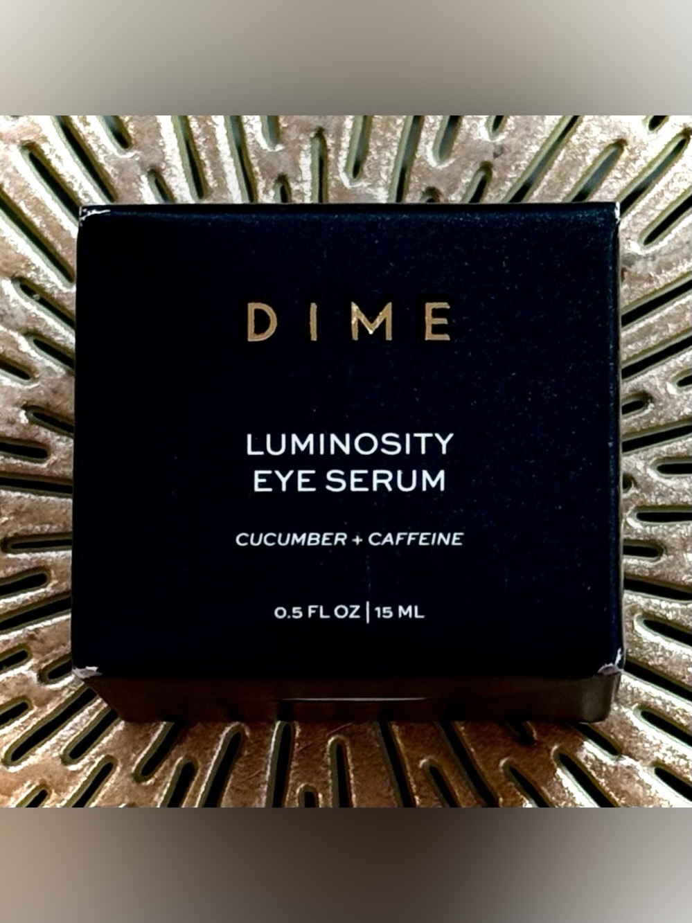 DIME || Luminosity Eye Serum - Cucumber + Caffeine (15mL) *NEW IN BOX*